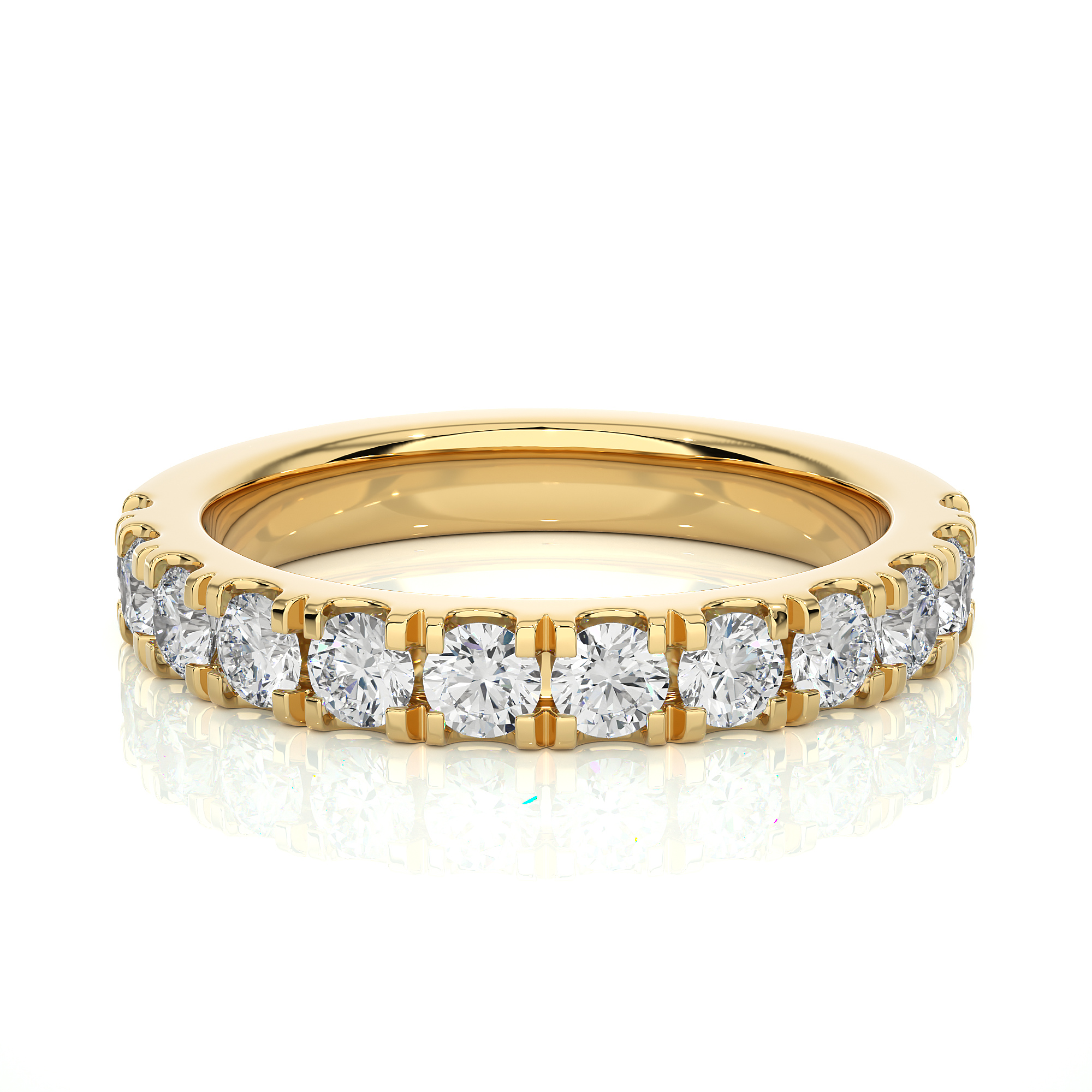 0.99 Carat G Color VS1 Clarity Diamond Studded Natural Diamond Ring.